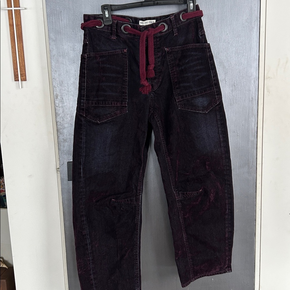 We The Free Moxie flocked velvet jeans - Picture 2 of 7